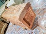 Quách gỗ ngọc am - Mẫu quách gỗ ngọc am trạm sen thành 8 đáy 8 thiên 10 (cm)