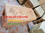 Quách gỗ ngọc am - Mẫu quách gỗ ngọc am trạm sen thành 8 đáy 8 thiên 10 (cm)