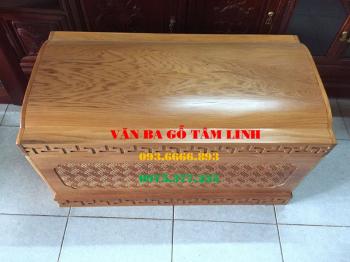 Quách gỗ ngọc am - Quách gỗ ngọc am quý hiếm thành 7 đáy 7 thiên 10 (cm)