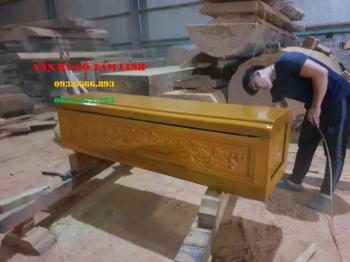 Giá quan tài gỗ vàng tâm - 36tr