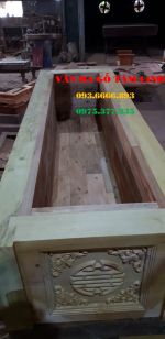Quan tài gỗ vàng tâm tại Thái Bình