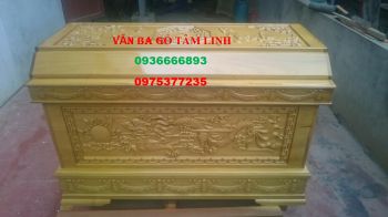 Các mẫu quách gỗ vàng tâm