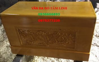 Quách gỗ vàng tâm trạm rồng - Giá sản phẩm: 19.000.000đ
