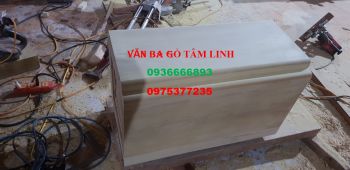 Quách trơn gỗ vàng tâm thành 6,Thiên 10cm