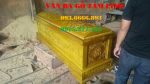 Áo quan gỗ vàng tâm chạm sen - Quan tài Thành 7 đáy 7 thiên 10 cm