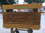 kích thước quách gỗ vàng tâm trạm rồng ( thành 10, thiên 10, địa 10cm )