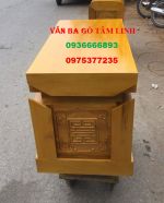 kích thước quách gỗ vàng tâm trạm rồng ( thành 10, thiên 10, địa 10cm )