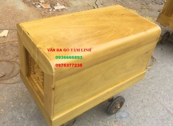 Quách trơn gỗ Vàng Tâm dày 10