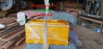 Quách gỗ vàng tâm trạm sen dày 10cm ( tại xưởng VĂN BA GỖ TO )