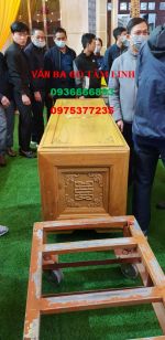 QUAN TÀI GỖ VÀNG TÂM LÓT GỖ NGỌC AM thiên trạm sen