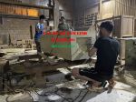 QUAN TÀI GỖ VÀNG TÂM 2 sườn để trơn, thiên trạm sen