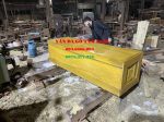 QUAN TÀI GỖ VÀNG TÂM 2 sườn để trơn, thiên trạm sen