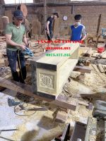 QUAN TÀI GỖ VÀNG TÂM 2 sườn để trơn, thiên trạm sen