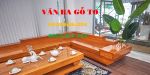 Sofa gỗ liền tấm Gõ Đỏ