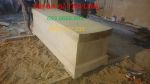 Quan tài gỗ vàng tâm thành 10 thiên 10cm