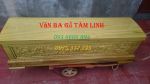 Quan tài gỗ vàng tâm thành 10 thiên 10cm