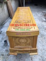 Quan tài gỗ vàng tâm thành 10 thiên 10cm