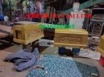 Quách gỗ vàng tâm trạm rồng thành 10 - Cách xây, đặt mộ phong thủy. 