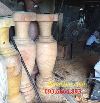 Lục bình gỗ nguyên khối 