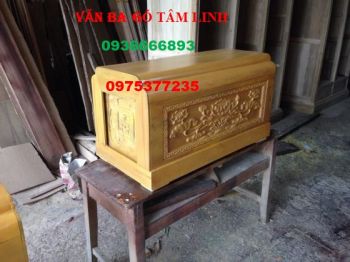 quách gỗ vàng tâm - thành 8 - sản xuất tại Doanh Nghiệp VĂN BA GỖ TO