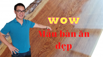 Mẫu bàn ăn đẹp bằng gỗ tự nhiên luôn Sang chảnh, Đẳng Cấp