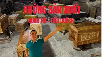 Quách gỗ ngọc am ( 10 x 10 x 10 )