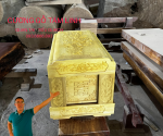 Quách thiêu gỗ vàng tâm tại DOANH NGHIỆP VĂN BA GỖ TO