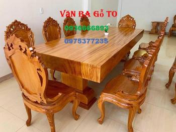 Bàn ăn gỗ tự nhiên BA028
