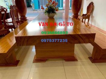 Bàn ăn gỗ| Bàn ăn gỗ gõ đỏ BA031