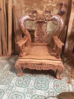Bàn ghế gỗ Minh đào hương ta gia lai 7 món cột 14 