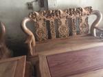Bàn ghế gỗ Minh đào hương ta gia lai 7 món cột 14 