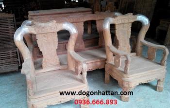 Bàn ghế gỗ| Minh triện gõ đỏ 