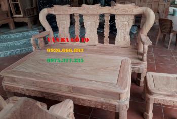 Salon gỗ| Minh Triện 6 món gỗ hương đá