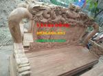 Bàn ghế gỗ| Minh quốc nghê đỉnh hương vân cột  12 cm