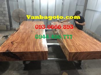 Bàn ăn|Mặt bàn ăn gỗ cẩm đá_MBA406