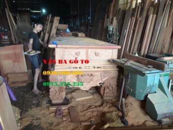 Sập thờ gỗ gõ đỏ-ST109