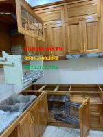 Tủ bếp gỗ gõ đỏ 1