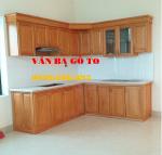 Tủ bếp gỗ gõ đỏ 2