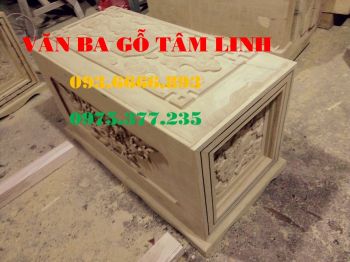 Giá bán tiểu quách gỗ vàng tâm, quan tài gỗ vàng tâm