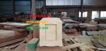 tiểu quách gỗ vàng tâm trạm sen hoặc rồng, hai đầu chữ phúc, thọ