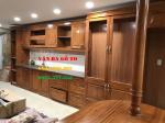 Tủ bếp gỗ gõ đỏ-TBGD07