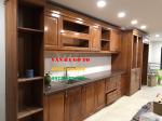 Tủ bếp gỗ gõ đỏ-TBGD07