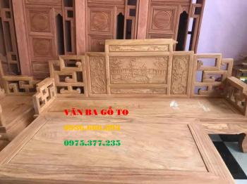 Bàn ghế gỗ Sơn thủy