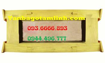 Tiểu Quách Gỗ vàng tâm chạm rồng Nền Gấm Thành 7 Đáy 7 Thiên 10