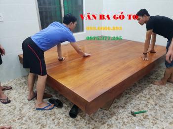 Chiếu Ngựa Gỗ Lim Nam Phi 2 tấm 1 chiếu