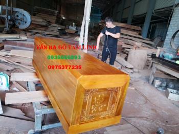 ♣♣♣♣♣ Giá Quan tài gỗ vàng tâm tại xưởng