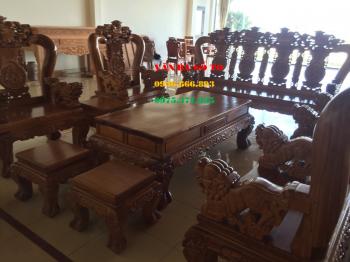 Bộ bàn ghế Nghê Bảo đỉnh 10 món