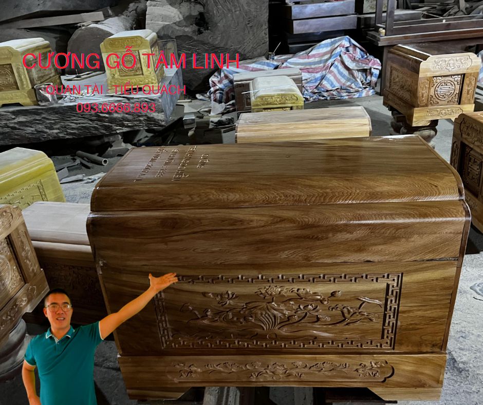 quách gỗ vàng tâm