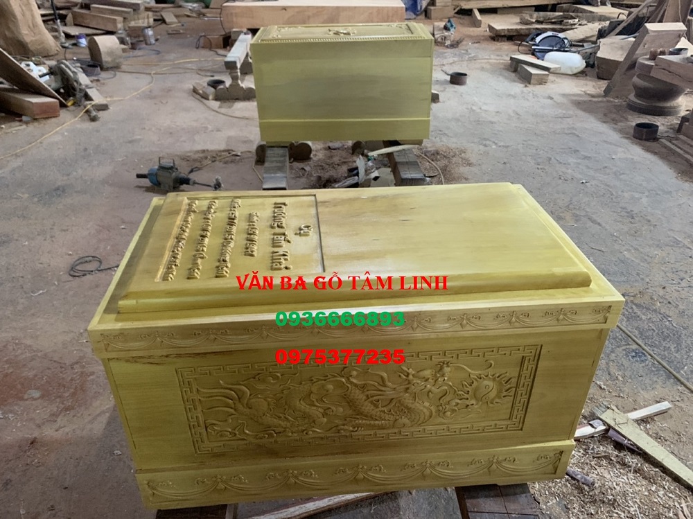 quách thiêu gỗ vàng tâm