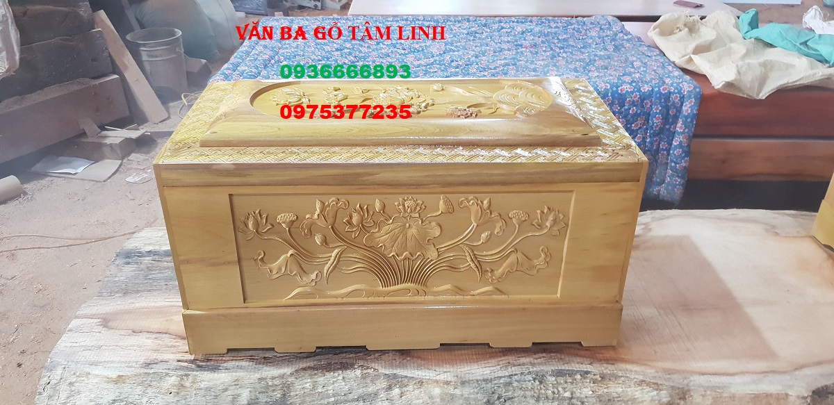 quách gỗ vàng tâm